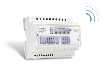 EDR-D4 – Commande de quatre circuits d’éclairages avec variation   